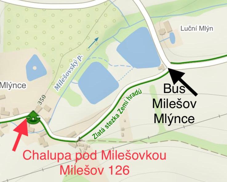Pokoje V Chalupe Pod Milesovkou Velemin Exteriér fotografie
